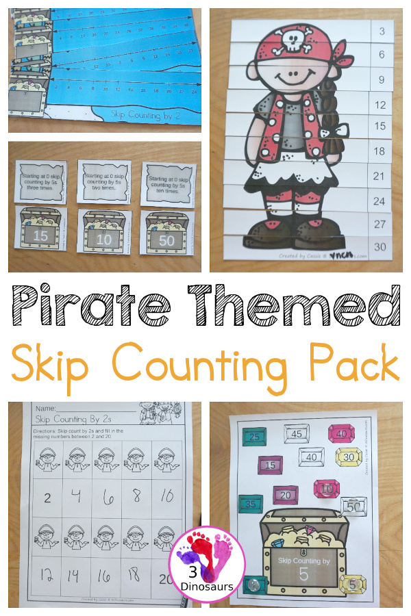 Pirate Skip Counting Set: 2 to 12