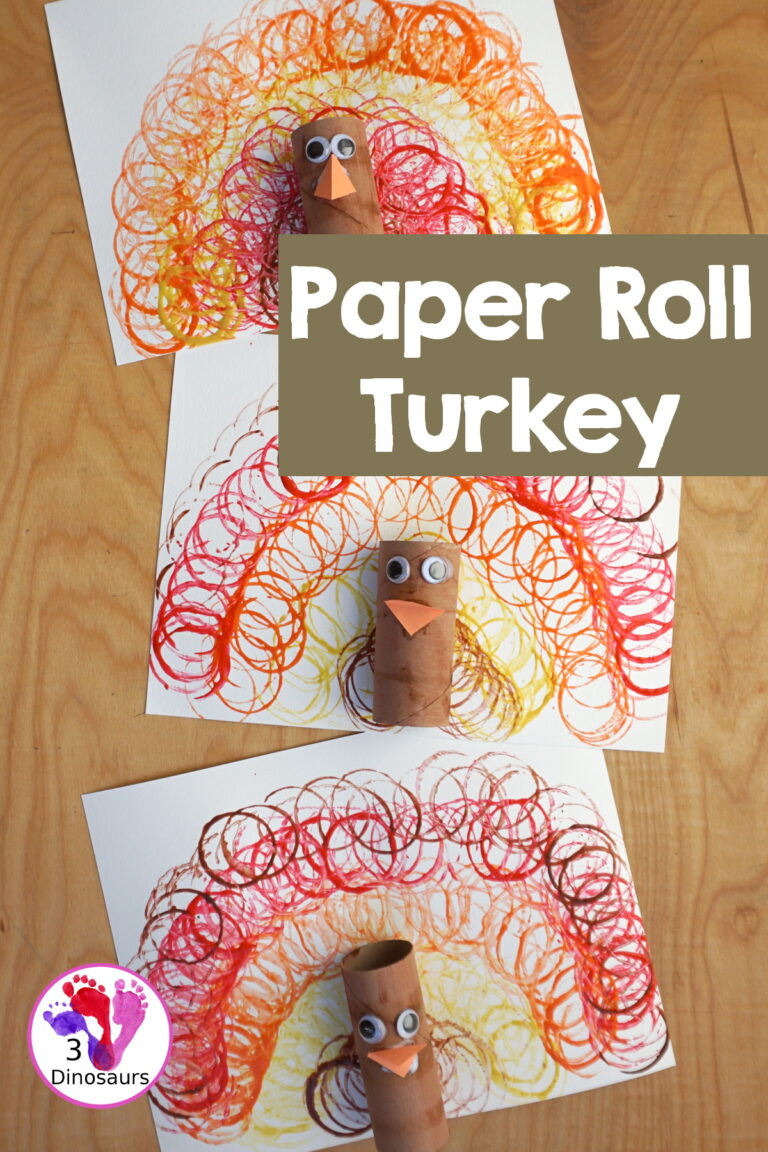 Easy to Make Thanksgiving Craft: Paper Roll Turkey Craft