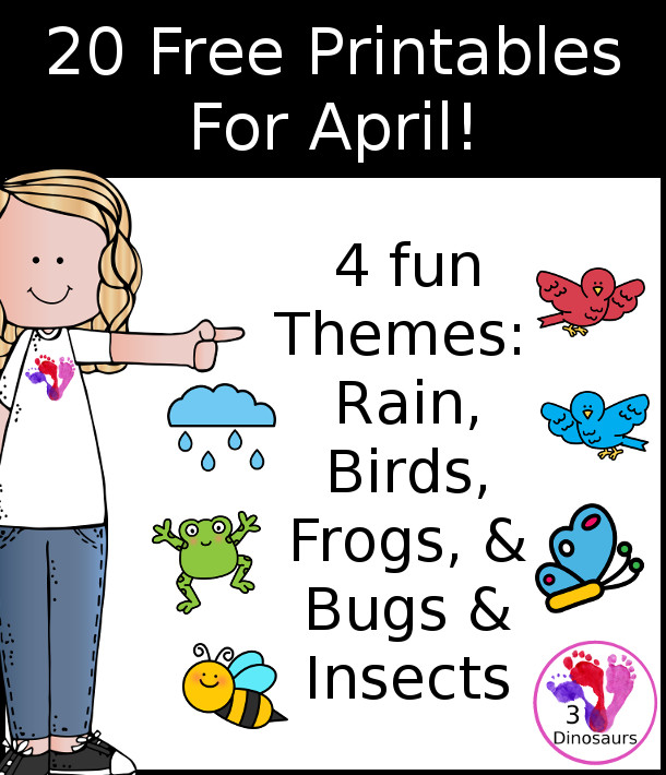 20 Free Printable for April