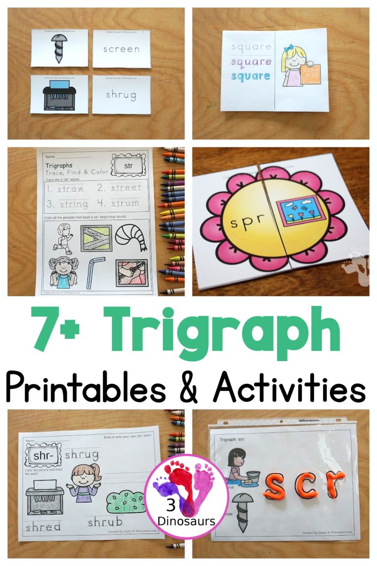 7+ Trigraph Printables & Activities