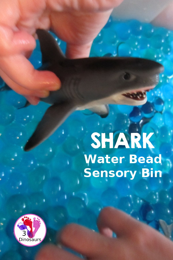 Shark Water Bead Sensory Bin