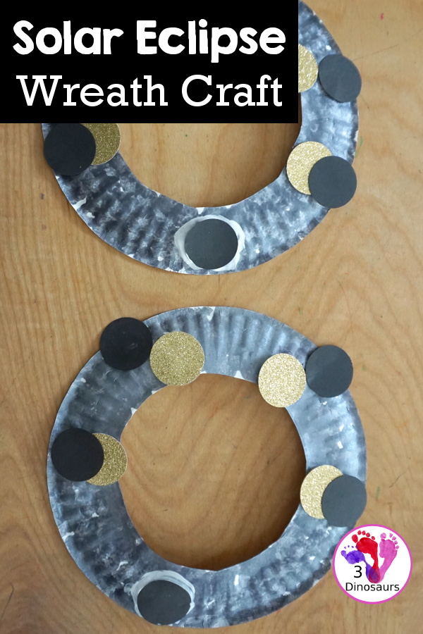 Solar eclipse wreath