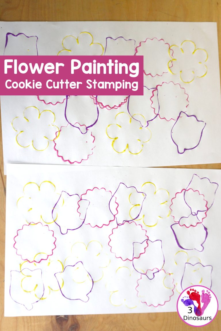 Flower Stamp Painting
