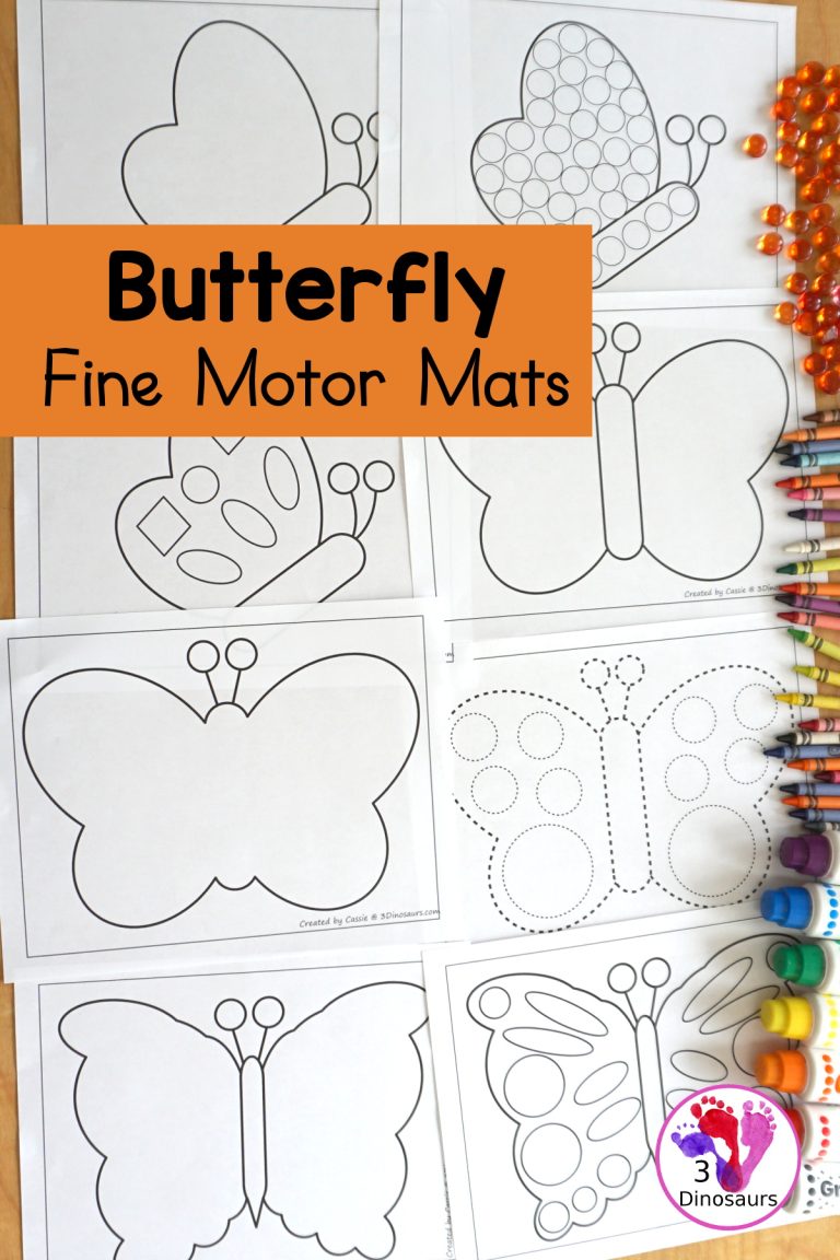 Butterfly Fine Motors Mats