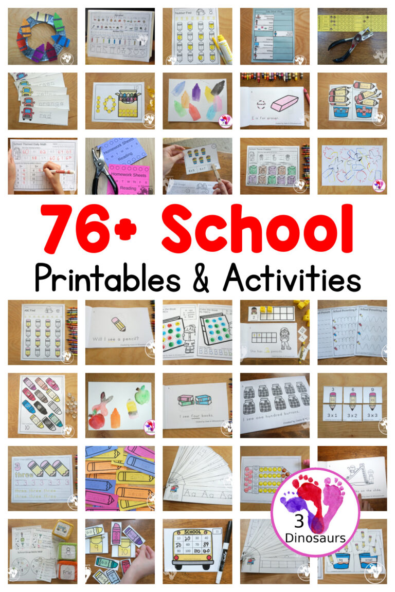 76+ School Printables, Activities & Articles