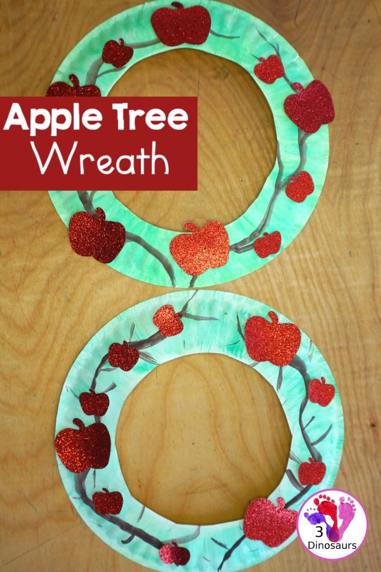 Apple Tree Wreath Craft for Kids