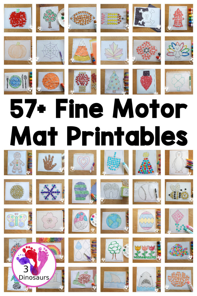 57+ Fine Motor Mats for Kids for Fine Motor Centers