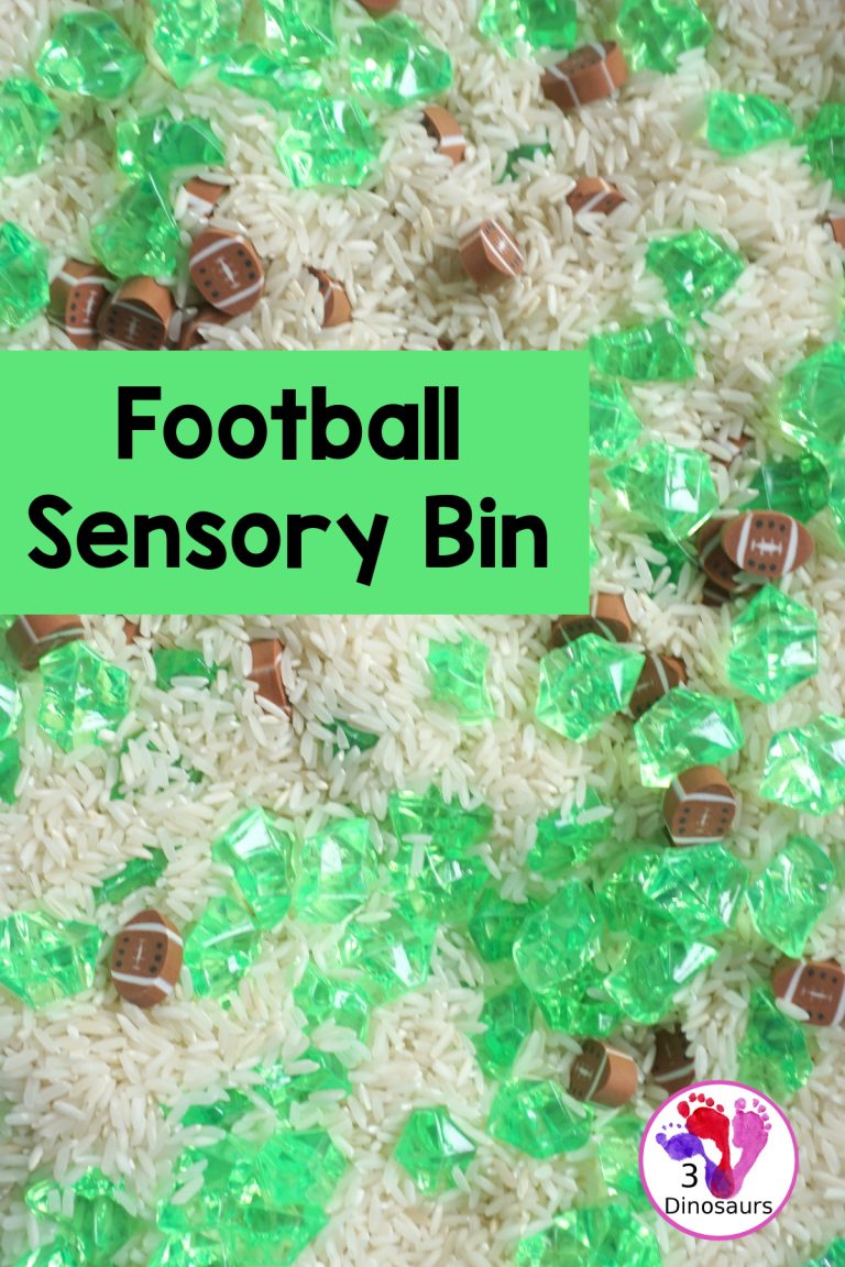 Football Sensory Bin