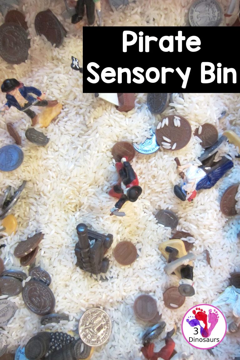 Pirate Sensory Bin - Fun Pirate Sensory Play