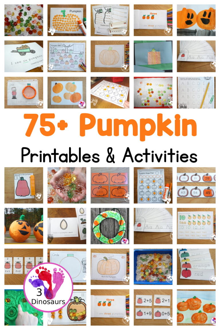 75+ Pumpkin Activities & Printables