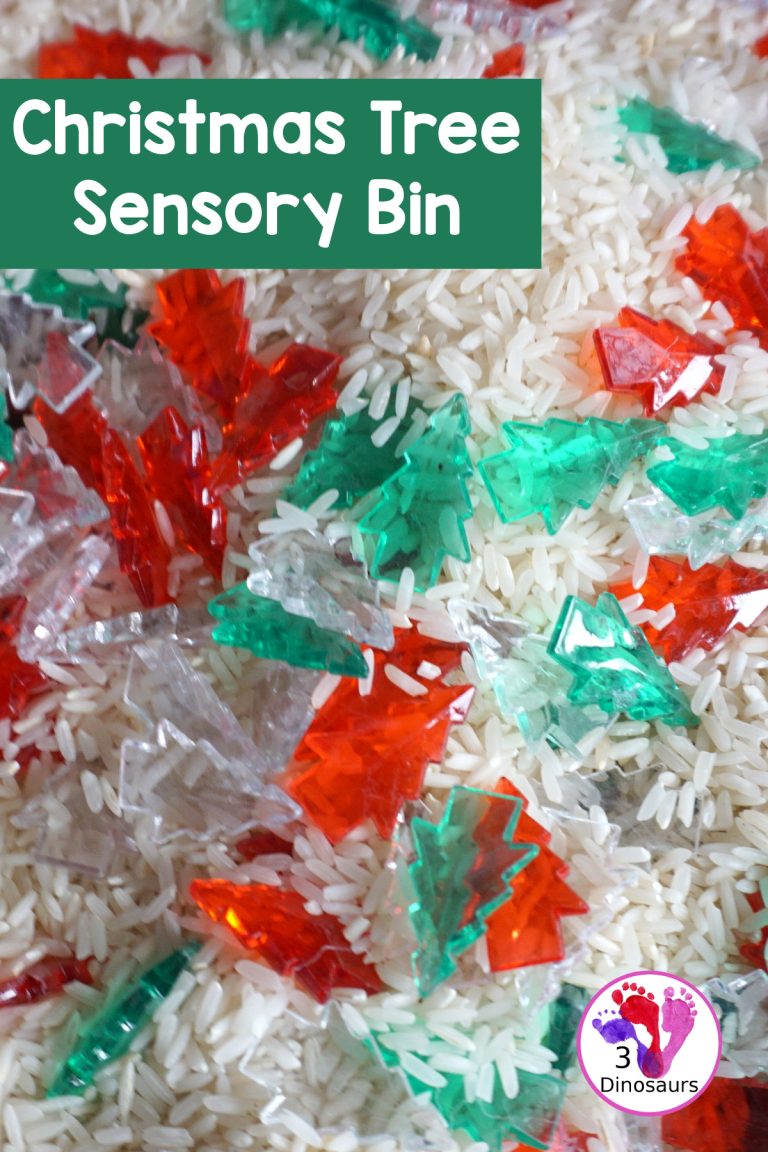 Christmas Tree Sensory Bin