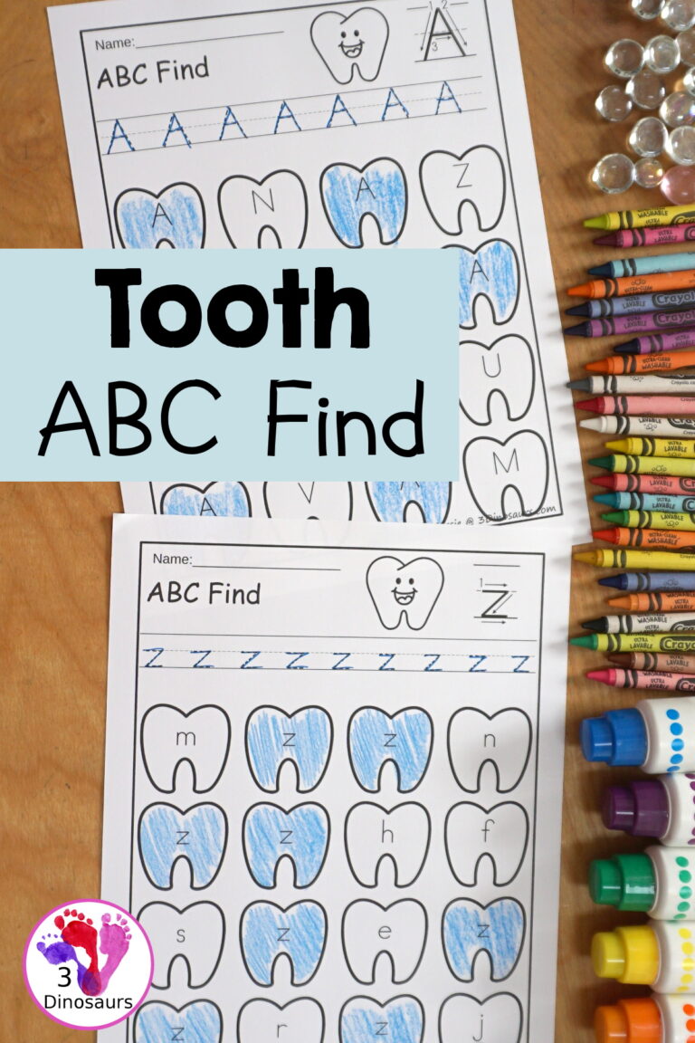 Tooth ABC Letter Find – All 26 Letters of the Alphabet