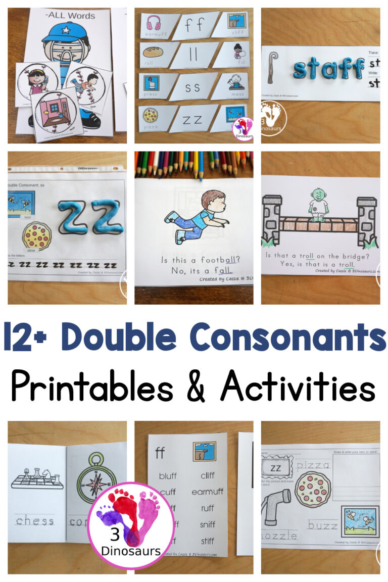 12+ Double Consonant Printables