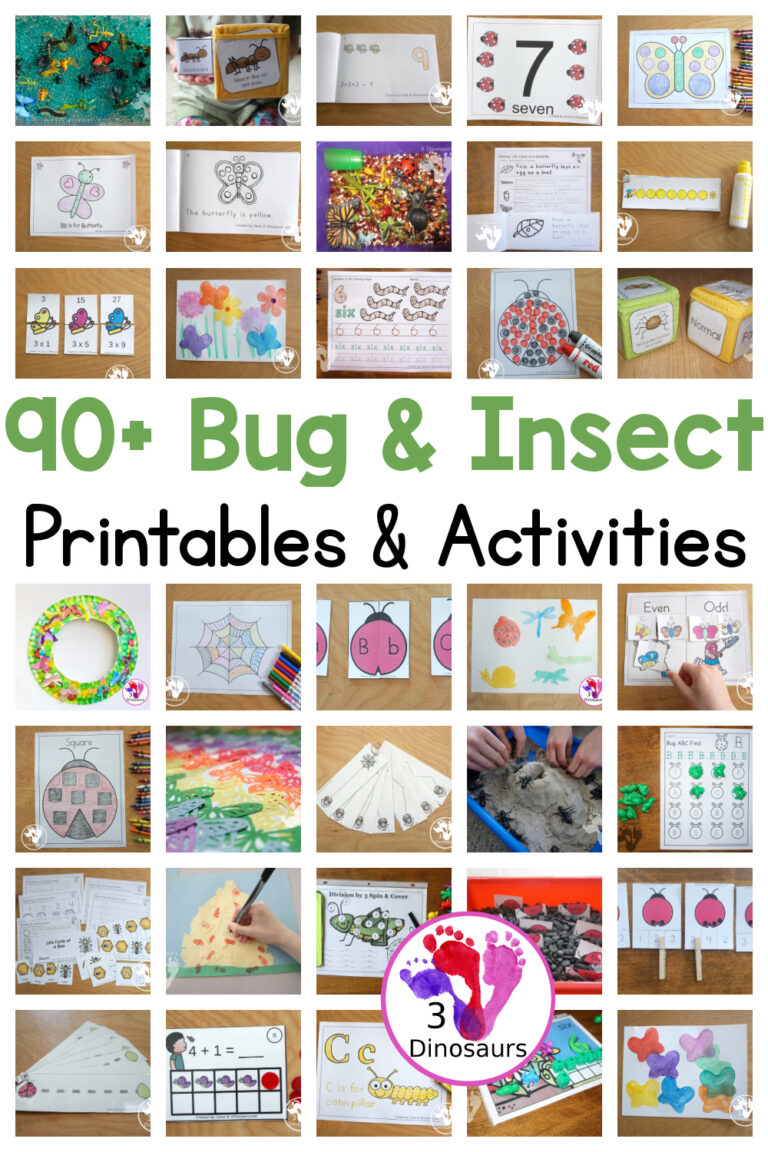 90+ Bug & Insect Printables & Activities for Kids