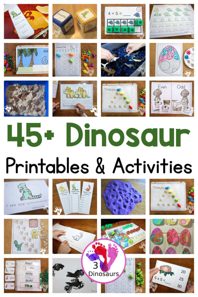 45+ Dinosaur Printables & Activities For Kids