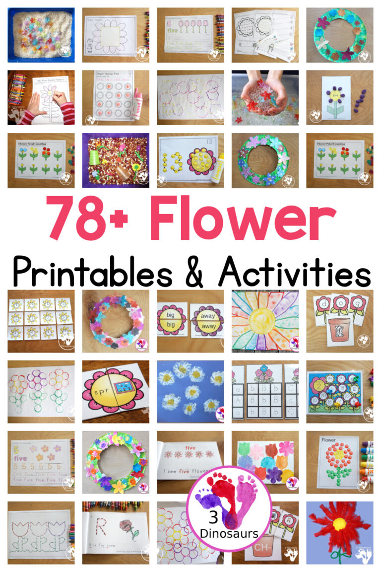 78+ Flower Printables & Activities