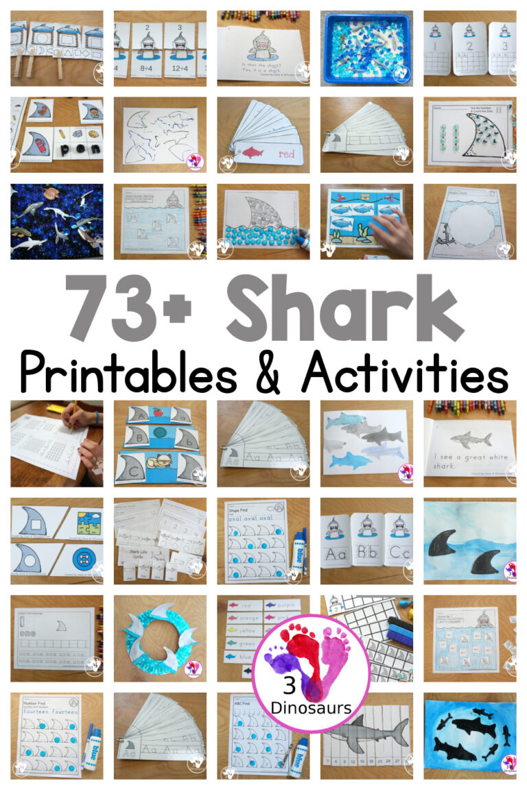 73+ Shark Printables & Activities for Shark Week
