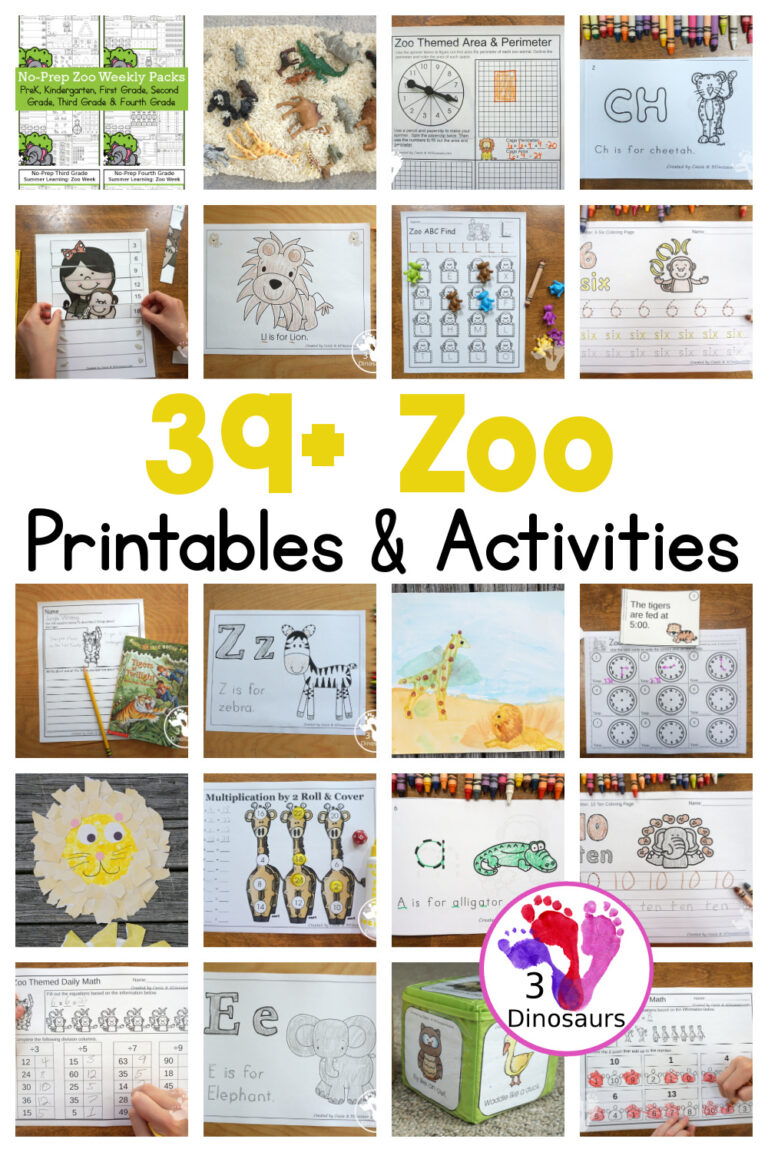 39+ Zoo Printables & Activities For Kids