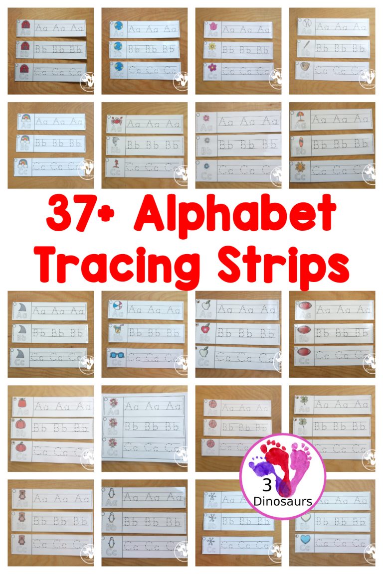 37+ ABC Tracing Strips - All 26 Letters of the Alphabet