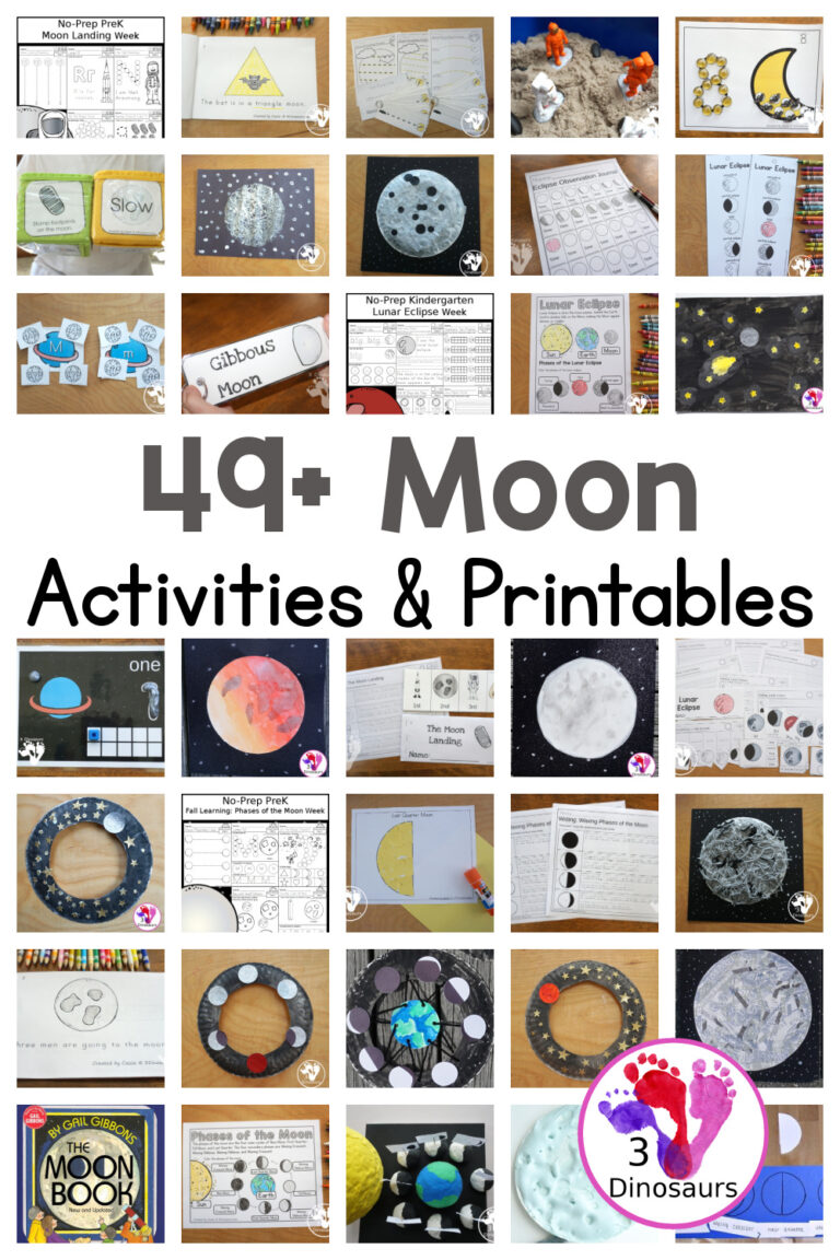 49+ Moon Printables & Activities For Kids