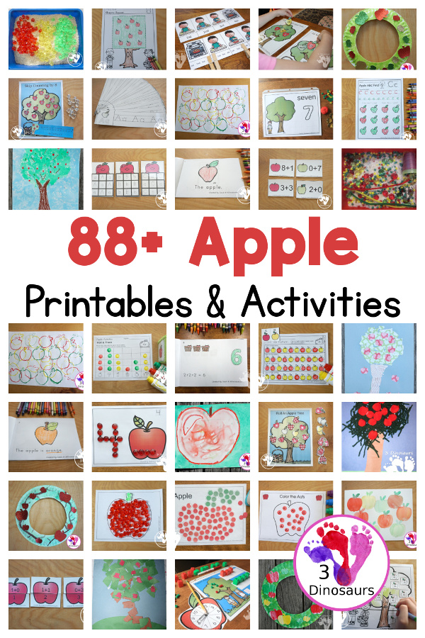88+ Apple Activities & Printables For Kids