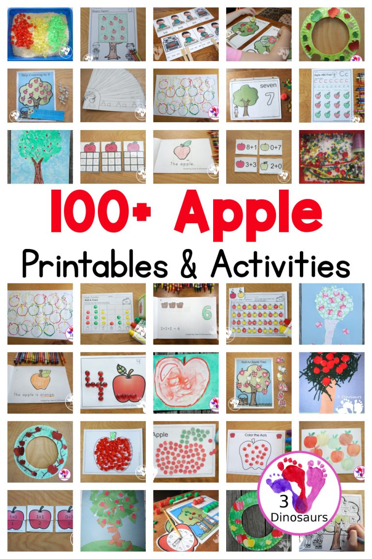 100+ Apple Activities & Printables For Kids