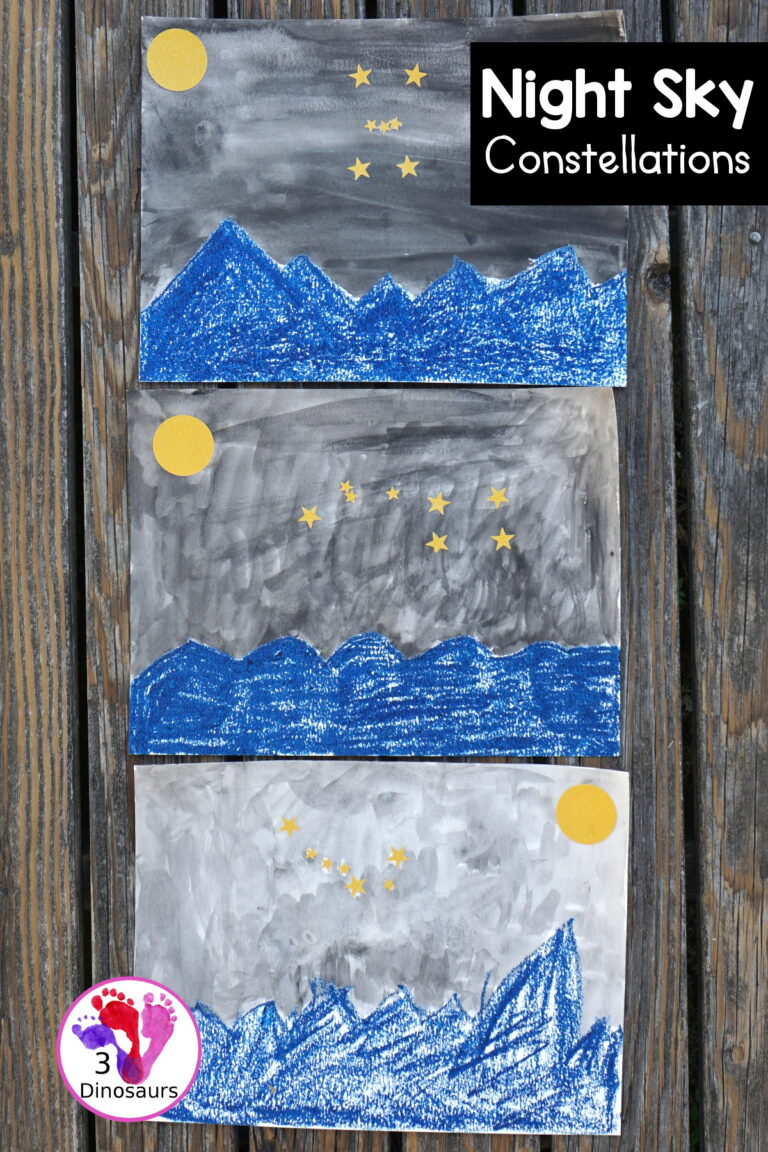 Night Sky Constellation Craft for Kids