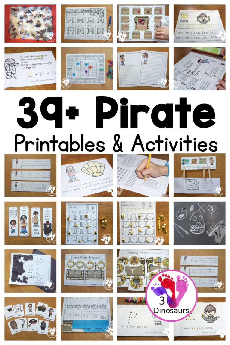 39+ Pirate Printables & Activities For Kids