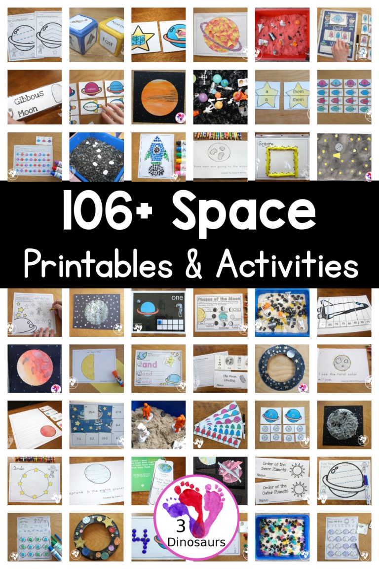 106+ Space Activities & Printables For Kids