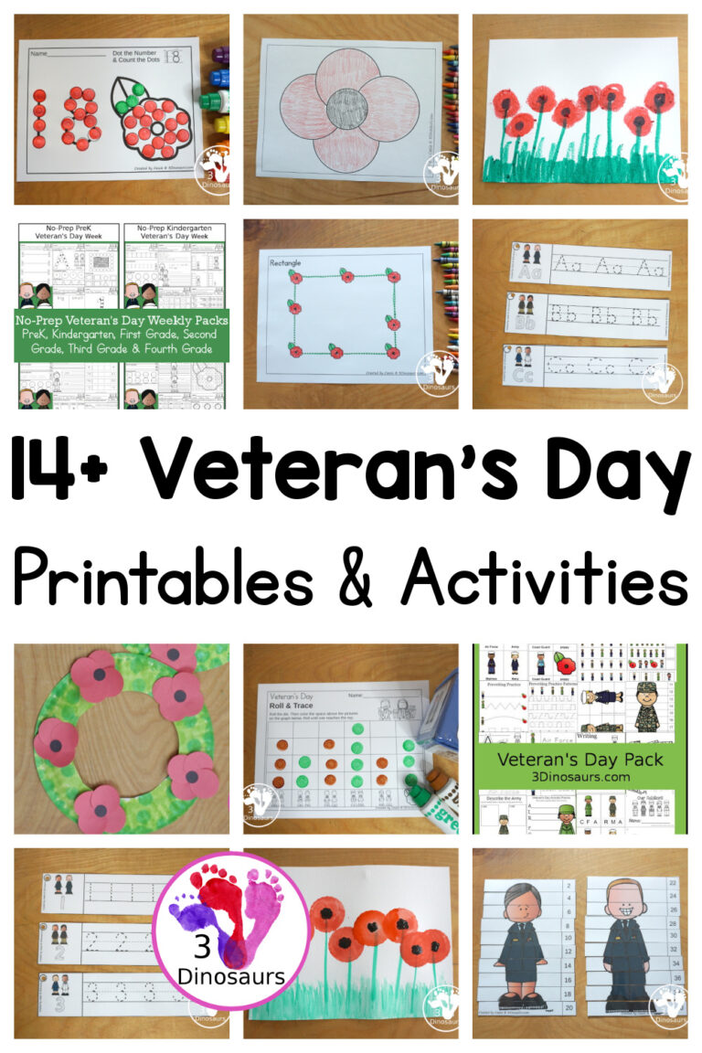 14+ Veteran's Day Printables & Activities