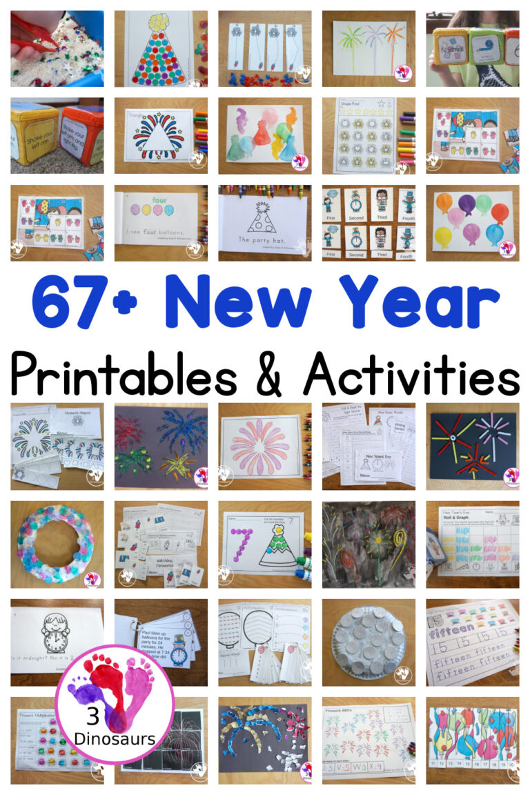 67+ New Years Printables & Activities For Kids