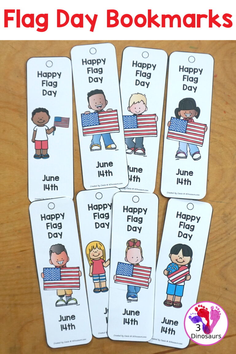 Free Flag Day Bookmark Printables