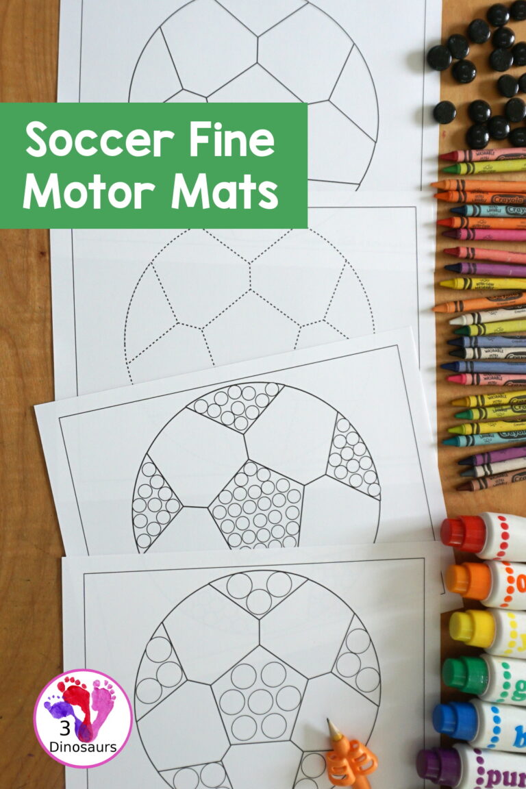 ee Soccer Fine Motor Mat Printables