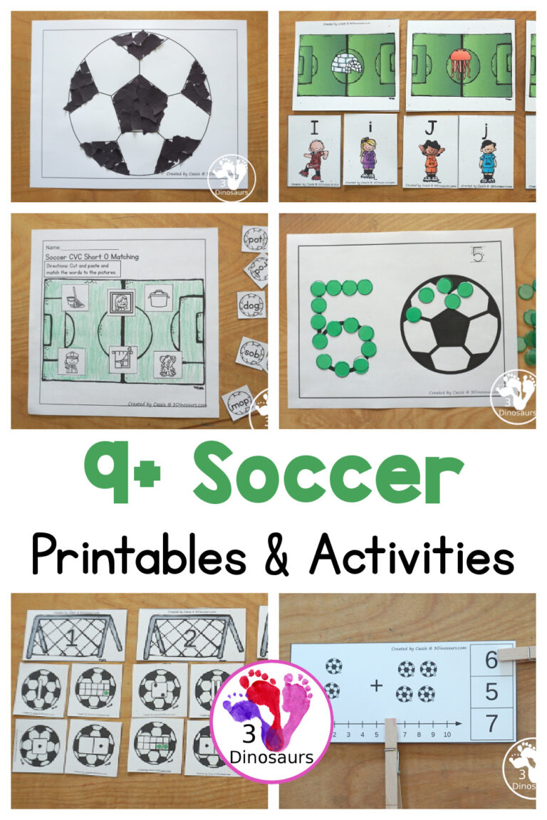 9 + Soccer Printables & Activities